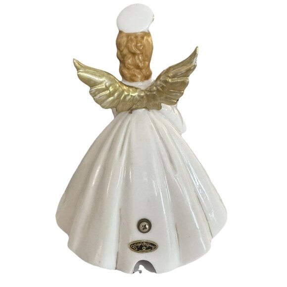 RARE!! VINTAGE LIGHT ANGEL, JOSEF ORIGINALS NIGHT LIGHT/LAMP, Gold & White *Read - Picture 4 of 11
